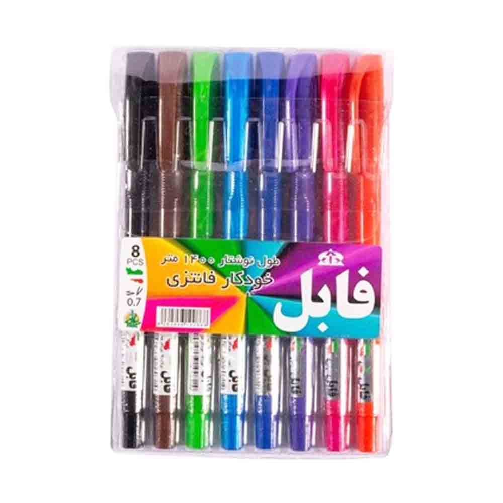 خودکار ۸ رنگ نوک ۰.۷ فابل