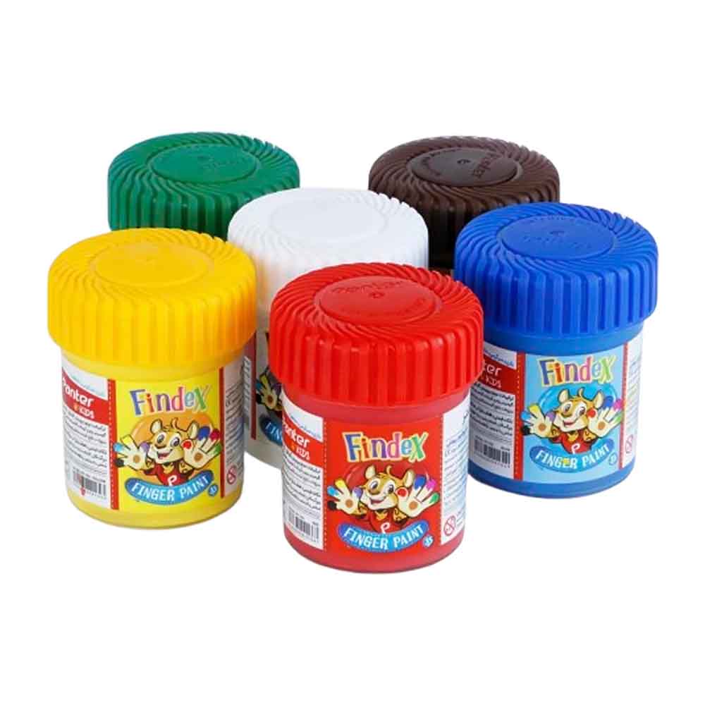 رنگ انگشتی 6 رنگ پنتر