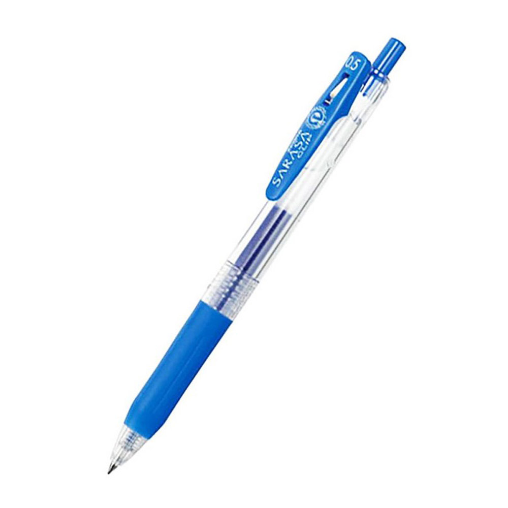 روان نویس 0.5 آبی تیره pale blue ساراسا کلیپ