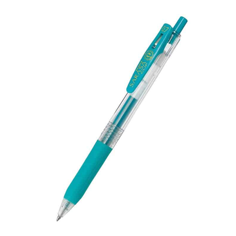 روان نویس ژلی0.7 سبز آبی blue green ساراسا کلیپ