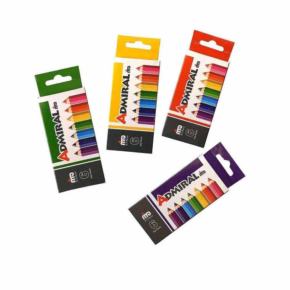 مداد رنگی 6رنگ