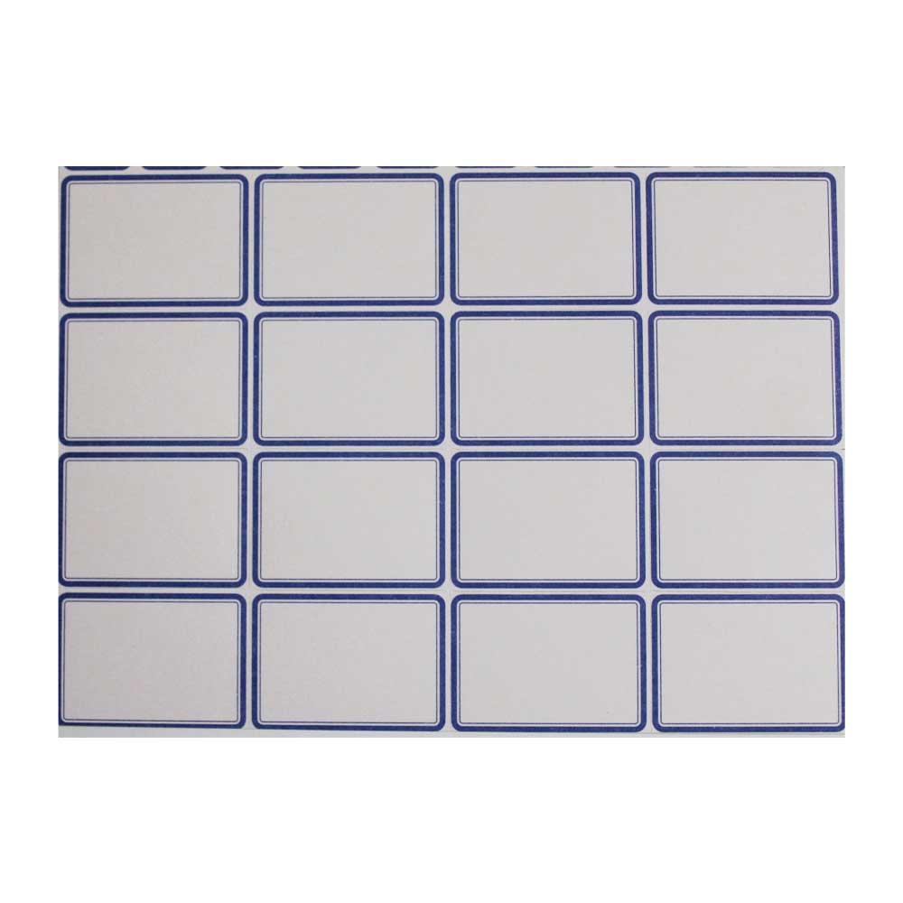 برچسب دور آبی 3.5*2.2 بسته 50 تایی