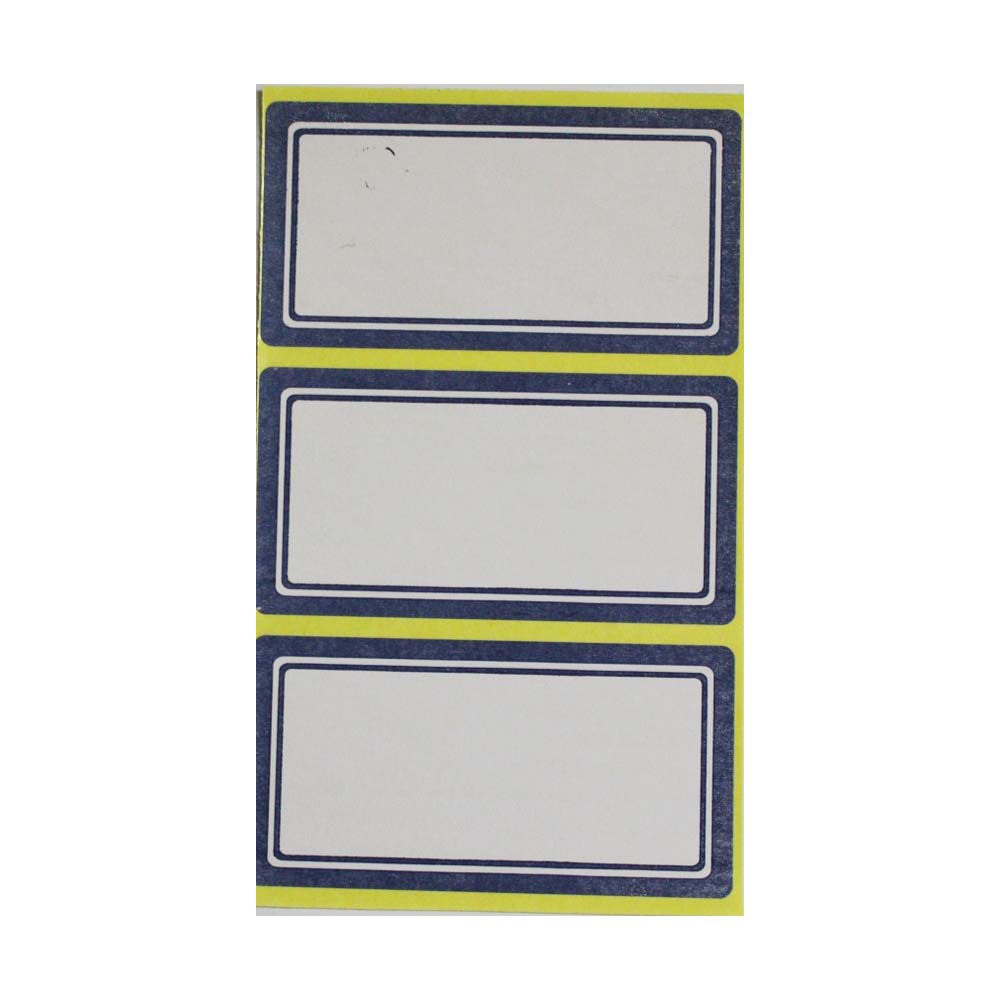 برچسب دور آبی 3.7*7.2 بسته 50 تایی