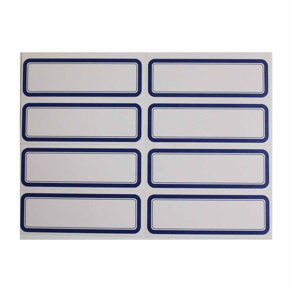 برچسب دور آبی 2.2*6.5 بسته 50 تایی