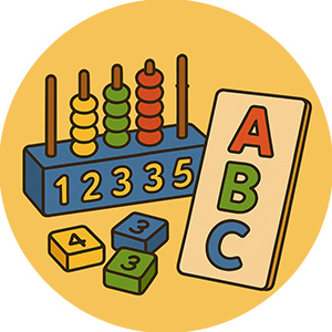 آموزش اعداد و حروف