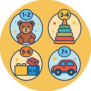 اسباب بازی براساس سن