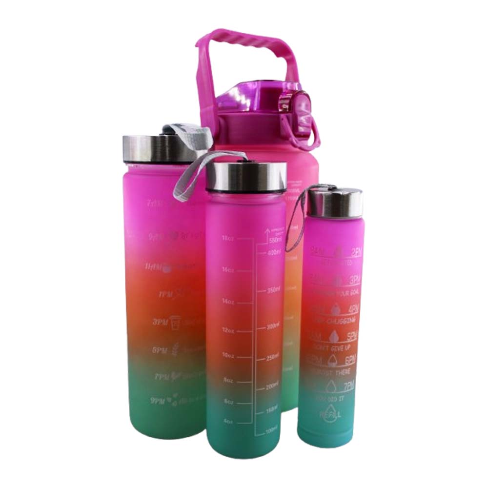 قمقمه بزرگ ۴ سایزی رنگی