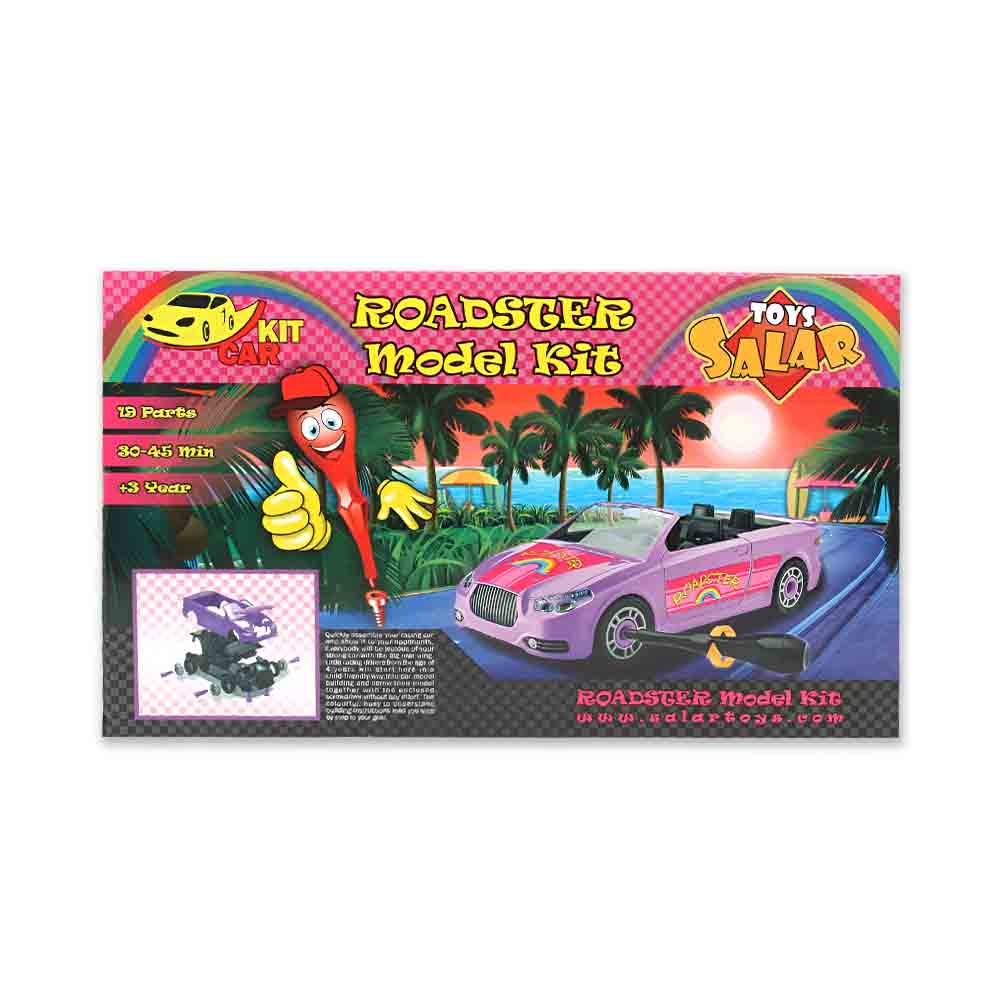 کارکیت ساختنی سالار تویز مدل ماشین کروک مسابقه ای بنفش