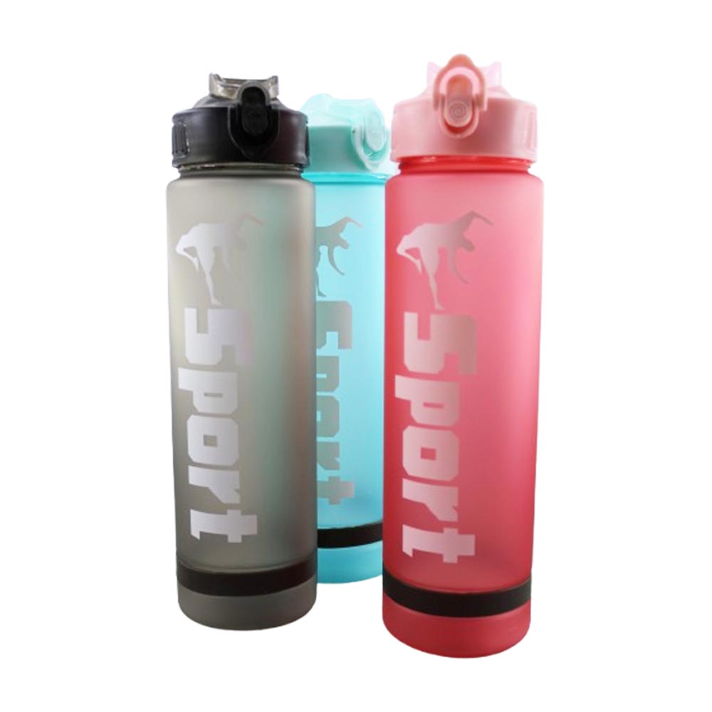 بطری قمقمه دسته ثابت نی‌دار اسپرت