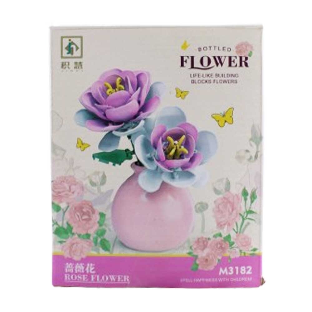 لگو گلدان گل رز 88 قطعه کد 6675