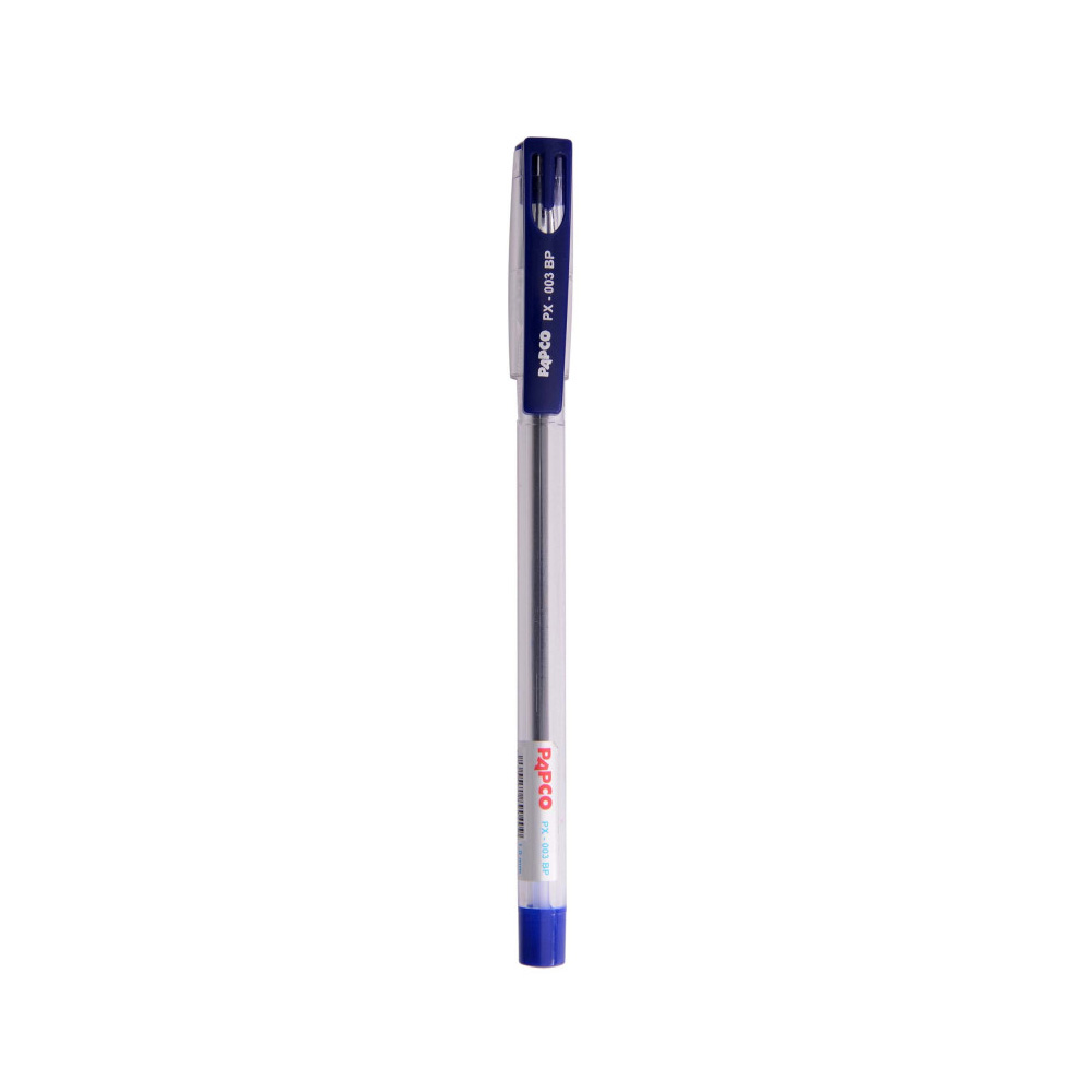خودکار آبی 1.0mm کد PX-003BP بسته ۵۰ عددی پاپکو