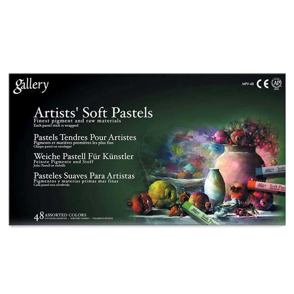 پاستل گچی 48 رنگ گالری