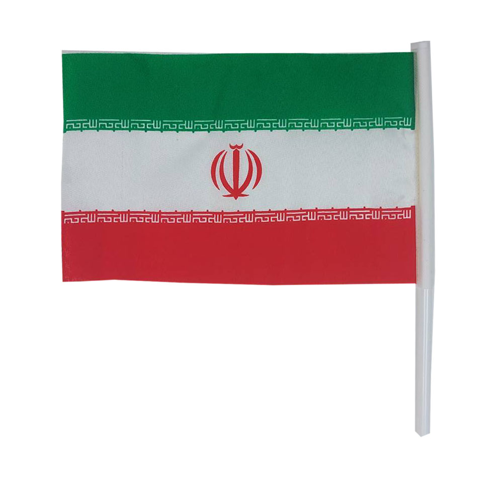 پرچم نی دار پارچه ای سایز 20*30 ایران